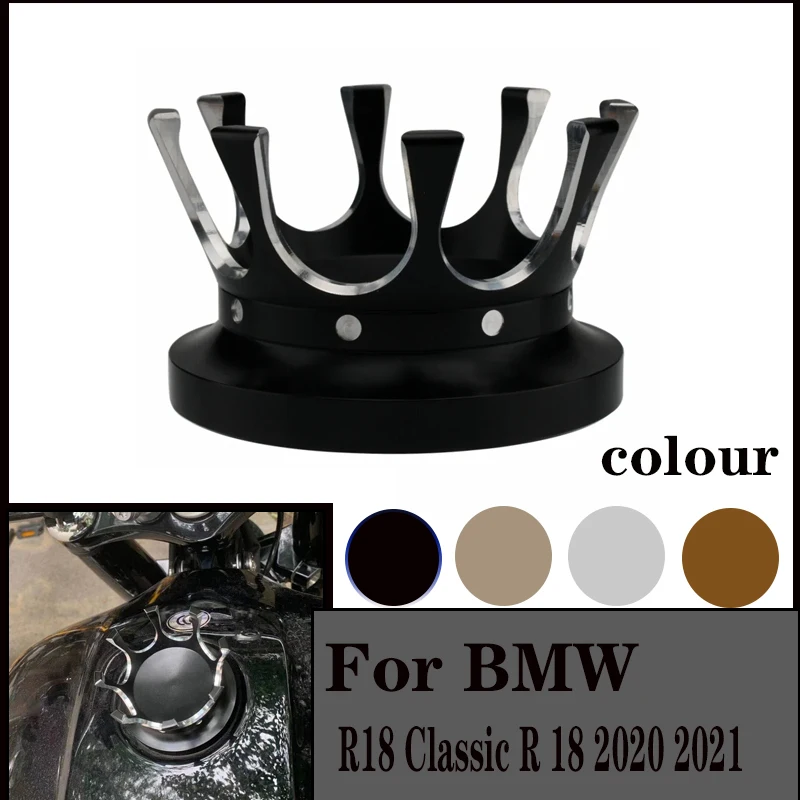For-BMW-R18-Classic-R-18-2020-2021-Motorcycle-Crown-Fuel-Tank-Cap-Gas ...