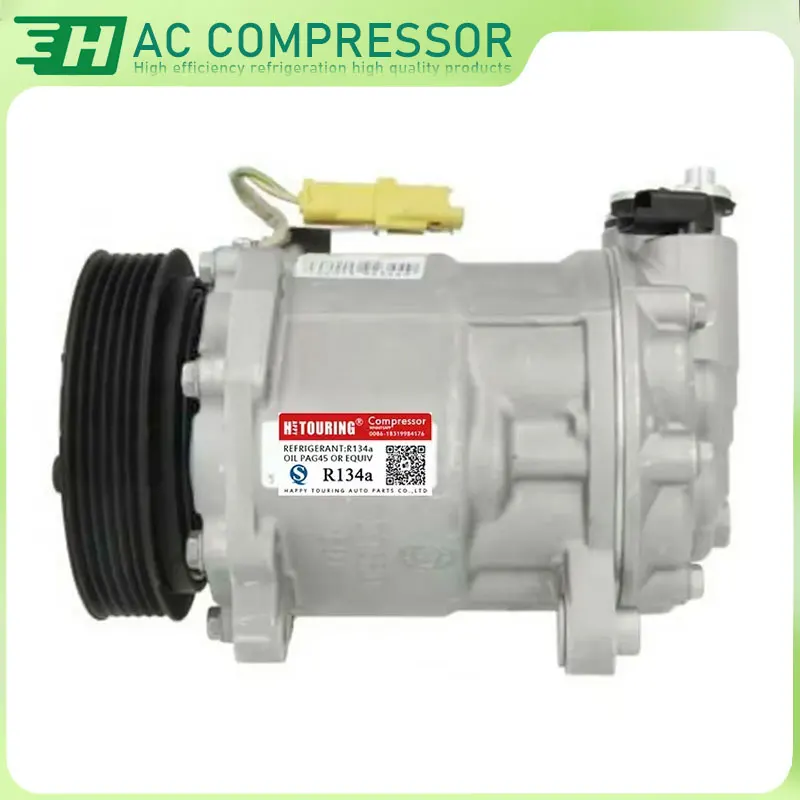 SD7C16 AC Compressor For CITROEN C5 C6 PEUGEOT 407 607 9656572380 ...