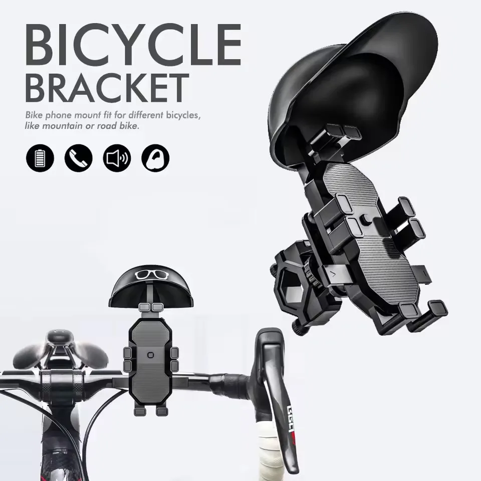 Waterproof Motorcycle Phone Holder Umbrella Sunshade
