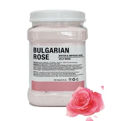 Hydrating Seaweed Jelly Mask Powder - Moisturizing & Skin Softening Formula (650g Rose)