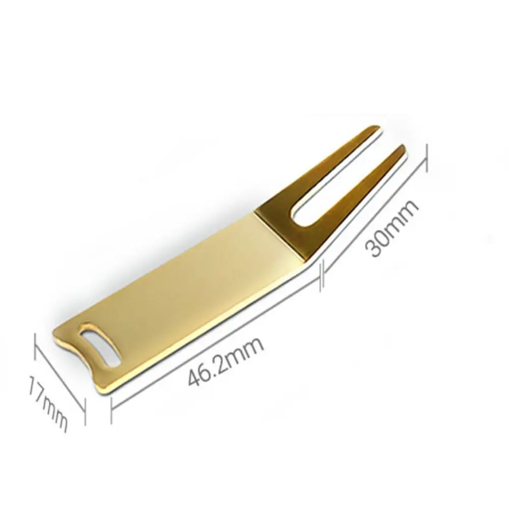 Bent Golf Fork Metal Golf Accessories for Golf Repair Course Grass Maintenance Golfing Divot Repair Tool 6