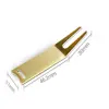 Bent Golf Fork Metal Golf Accessories for Golf Repair Course Grass Maintenance Golfing Divot Repair Tool 6