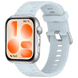 Premium Silicone Sport Band for Smartwatch - Replacement Strap Accessory (Original light blue)