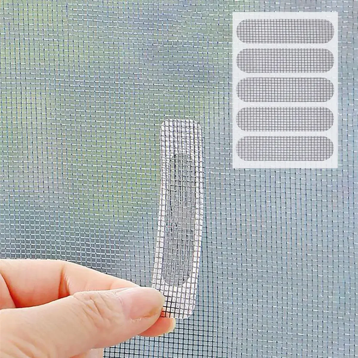 Window screen patch, Screen door mesh patch