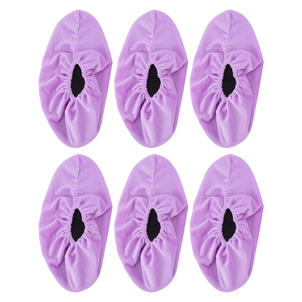 

3 Pairs Boots Non-slip Bowling Shoe Covers Man Men’s Sneakers Reusable Flannel Shoes Sleeves