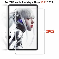 Premium Tempered Glass Screen Protector Set for Gaming Tablets - 2 Pack (RedMagic Nova 10.9)