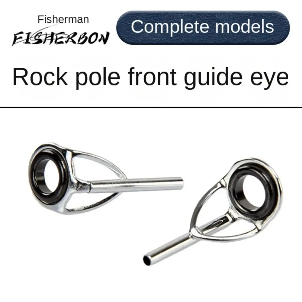 Stainless Steel Fishing Rod Guide New O Ring Oval Eye Ceramic Ring