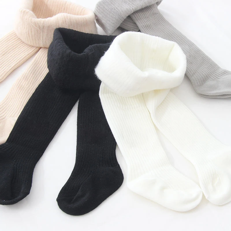 Hiver infantile bébé filles mince doublure polaire rayures Leggings Plus épais chaleur coton collants enfant en bas âge enfants garder au chaud collants