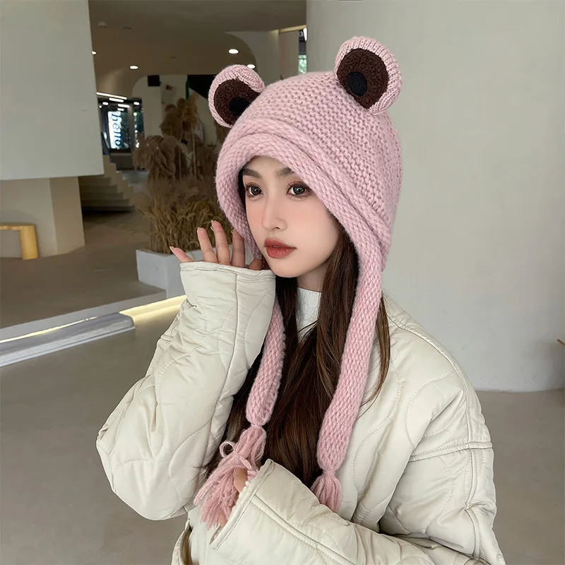 New Frog Hat Beanies Knitted Winter Hat Solid Hip-hop Skullies Knitted Hat Cap Costume Accessory Gifts Warm Winter Bonnet Gift 6