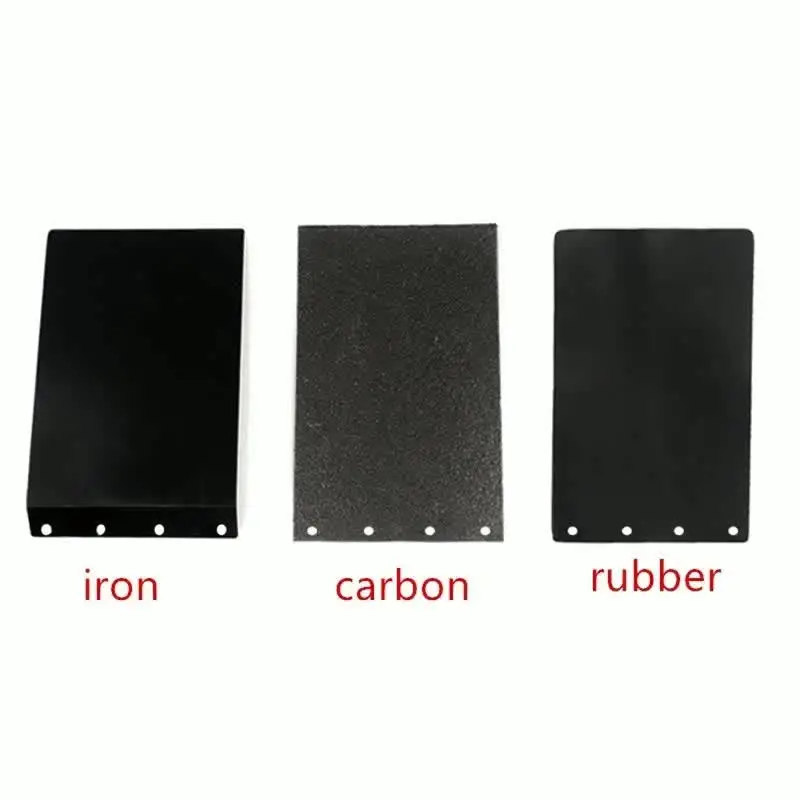 2 Patins De Plaque De Base En Carbone Pour Ponceuse à Bande 9403 MT190 MT9 – 170x110 Mm, 3 Trous De Montage - 14