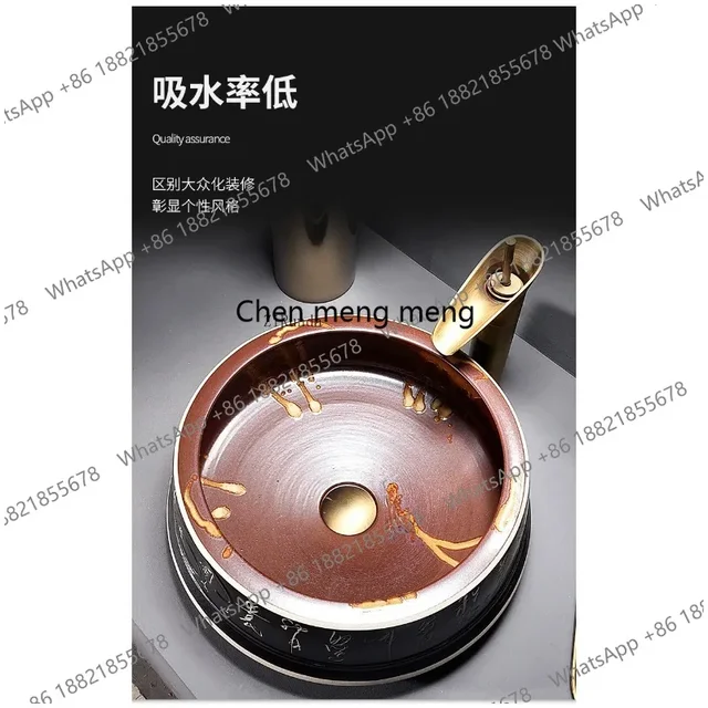 อ่างล้างหน้าแบบตั้งโต๊ะ D132, อ่างล้างหน้า, อ่างล้างหน้าเซรามิก, ห้องน้ำในบ้าน, อ่างล้างหน้าในห้องน้ำ อ่างล้างหน้าแบบอ่างเดี่ยว 5