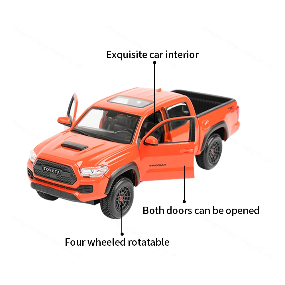 Maisto 1:27 Toyota 2013 Tacoma TRO PRO Static Die Cast Vehicles Collectible Model Car Toys 2