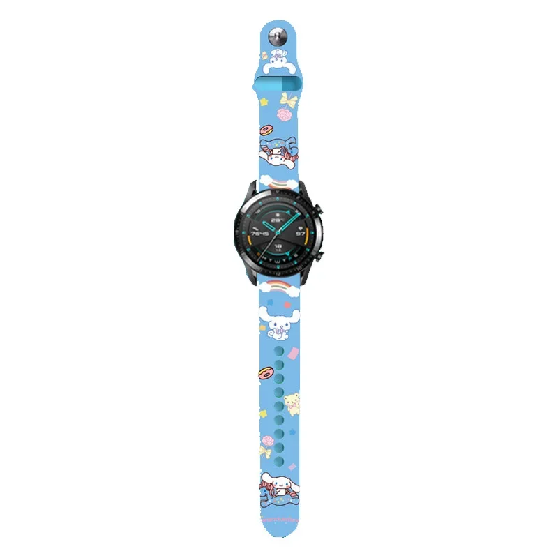 20mm 22mm Sanrio Kuromi Cinnamoroll Cartoon Print Bracelet