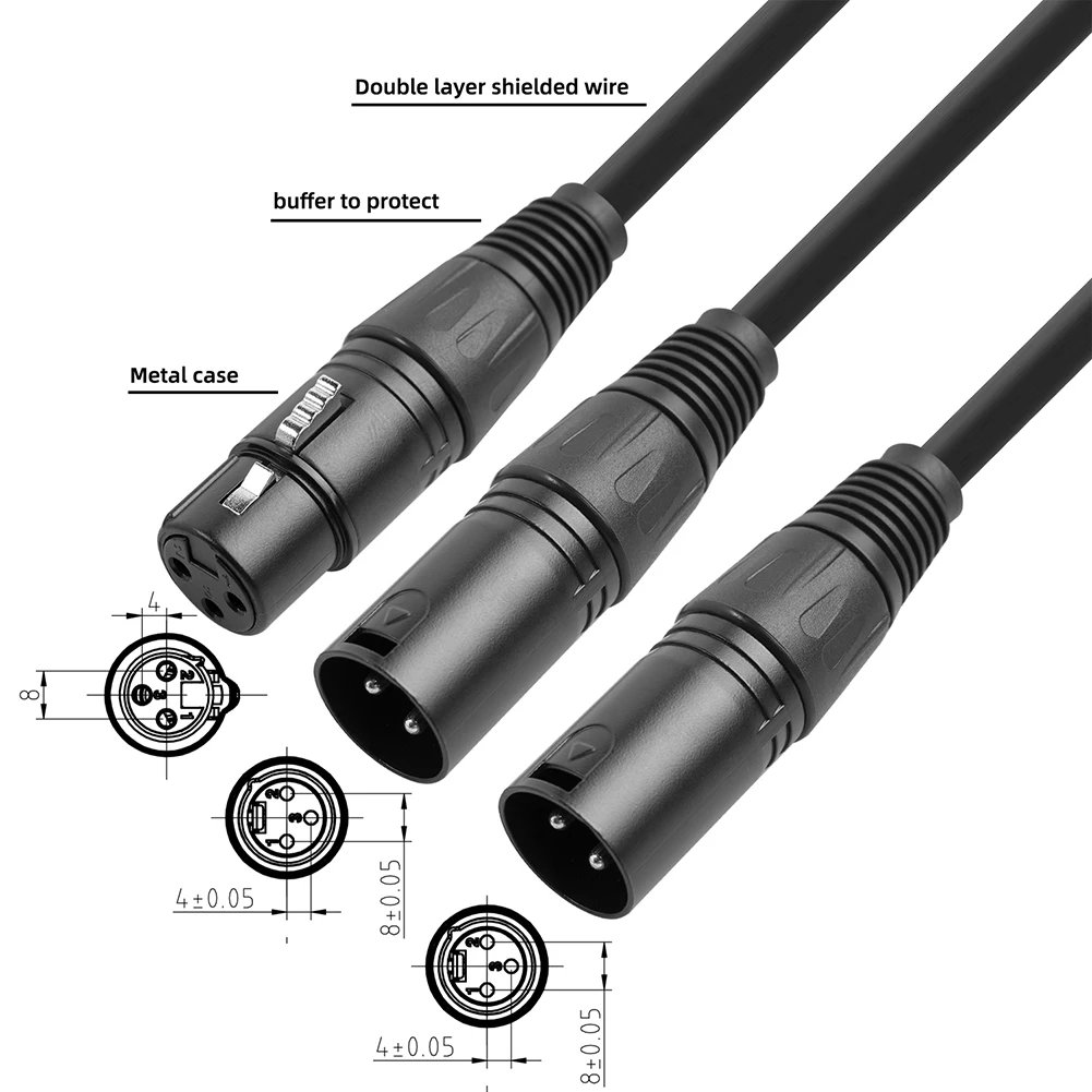 XLR Y й ̺ ũ  ̺, 3  XLR - XLR  Y-й ̺, 1 -2  XLR Y й ̺, 50cm