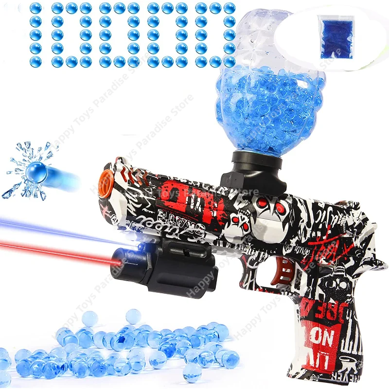 Desert Eagle Electric Gel Blaster Toys Eco-Friendly Water Bomb Ball Toy Gun Beads Soft Bullets Pistol for Children Outdoor Fun newest shell ejecting glock m1911 glock airsoft pistol soft bullet toy gun weapon children armas blaster shoot outdoor game boys
