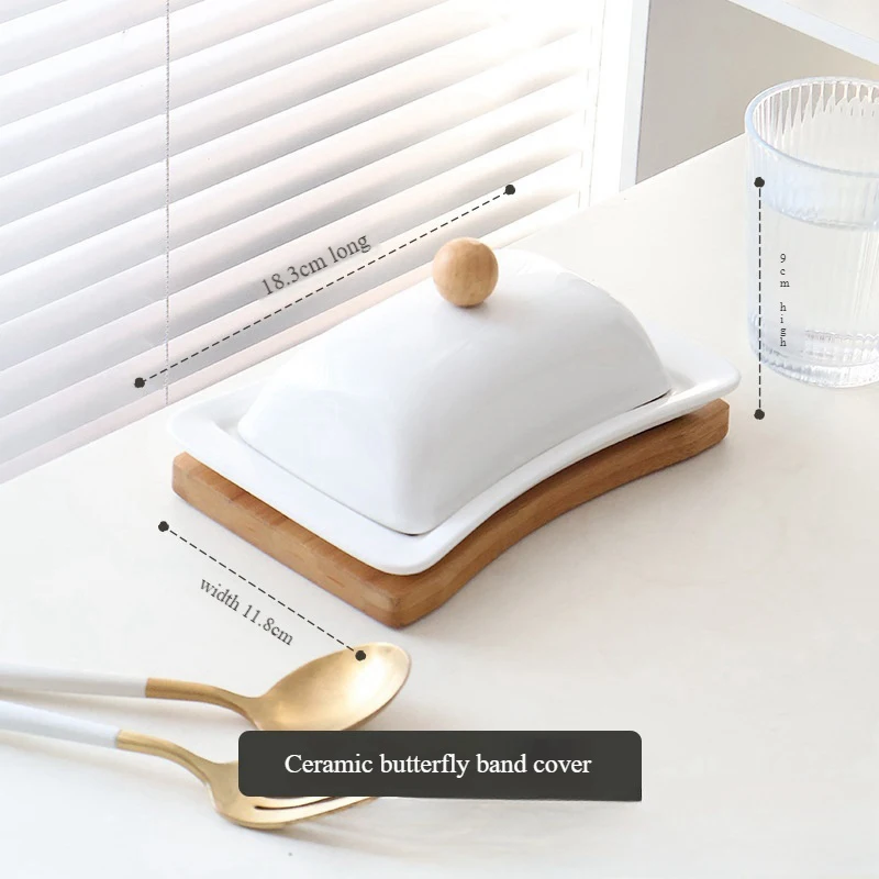 Stainless Steel Butter Box For Counter With Lid Butter Dish Refrigerator Use Unique Square Butterdish Kitchen Stuff