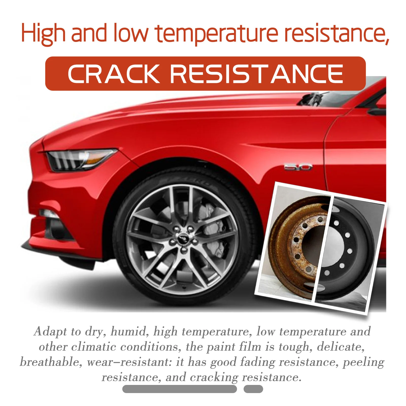 Metal Rust Remover 100/300g Auto Paint Metal Conversion Agent Waterproof Anti-corrosion Car Maintenance Rust Removal Converter
