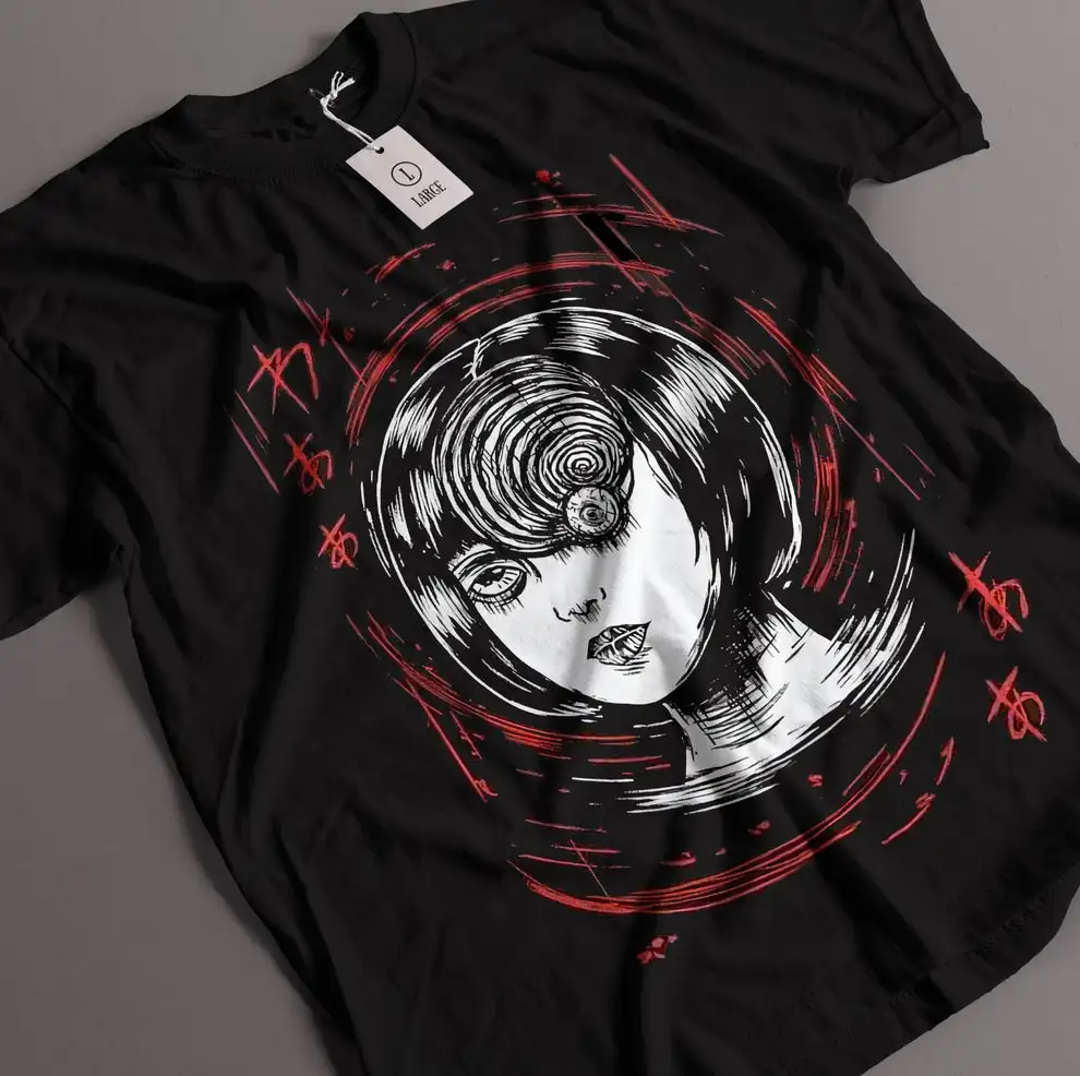 Junji Ito Uzumaki Spiral Graphic T-Shirt