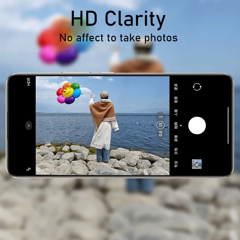Clear Tempered Glass 3D Camera Lens Protector - Anti-Scratch HD Film