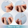 60 Pcs Self Adhesive Ceiling Hooks, Clear Sticky Hooks For Hanging, Removable Sticker Hooks, No Drill Ceiling Hook 5