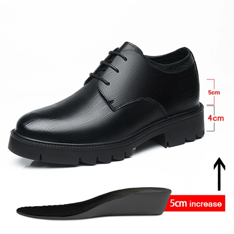 High Quality Elevator 4/7/9 Cm Men Dress Shoes Men Formal  display picture 2