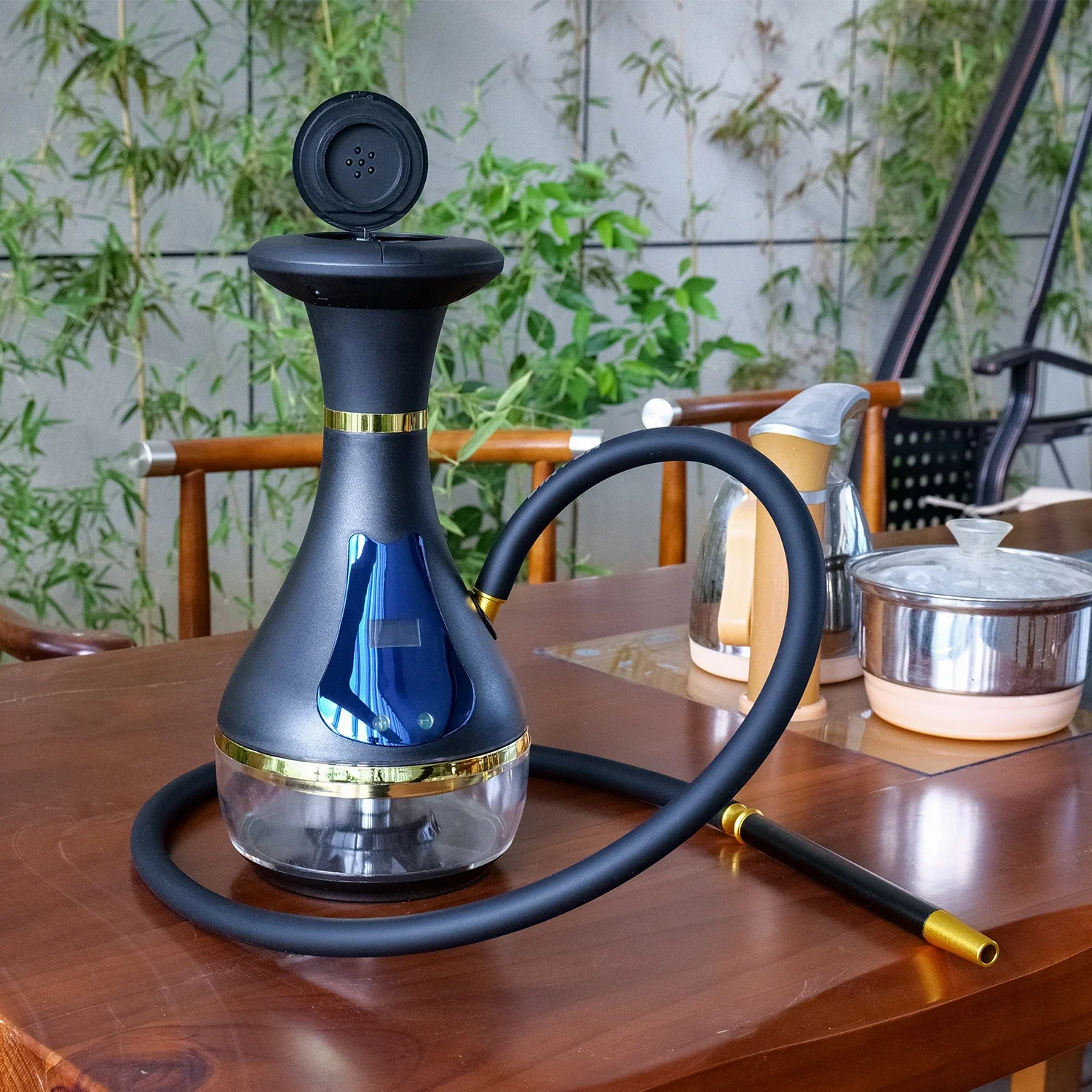 Electric Gravity Hookah Cachimba Herb Smoke Accessories bowls smoking vaporizador hierba oil burner glass pipe
