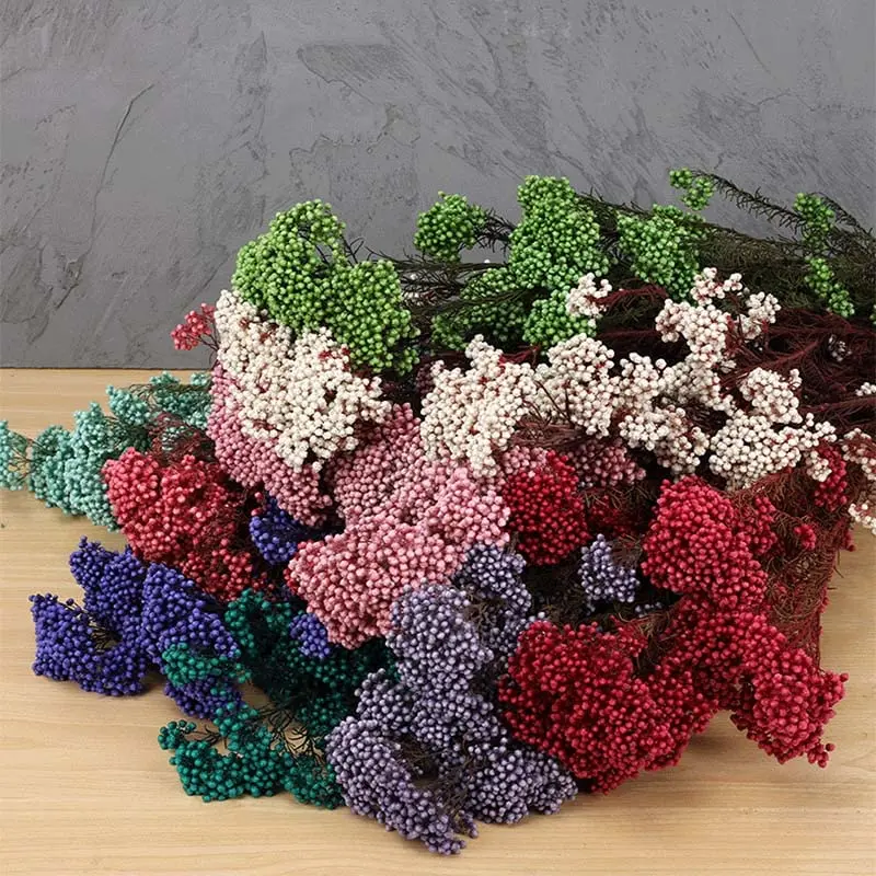 

60/120g Natural Millet Flower Real Eternal Rice Flower Bouquet DIY Candle Resin Accessories for Living Room Home Wedding Decor