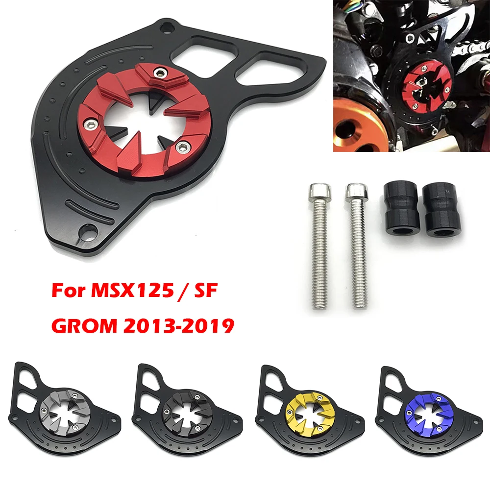 

Motorcycle Front Sprocket Chain Guard Gear Protection Cover For Honda Grom MSX125 MSX125SF MSX 125 SF 2013-2018 2019 Accessories