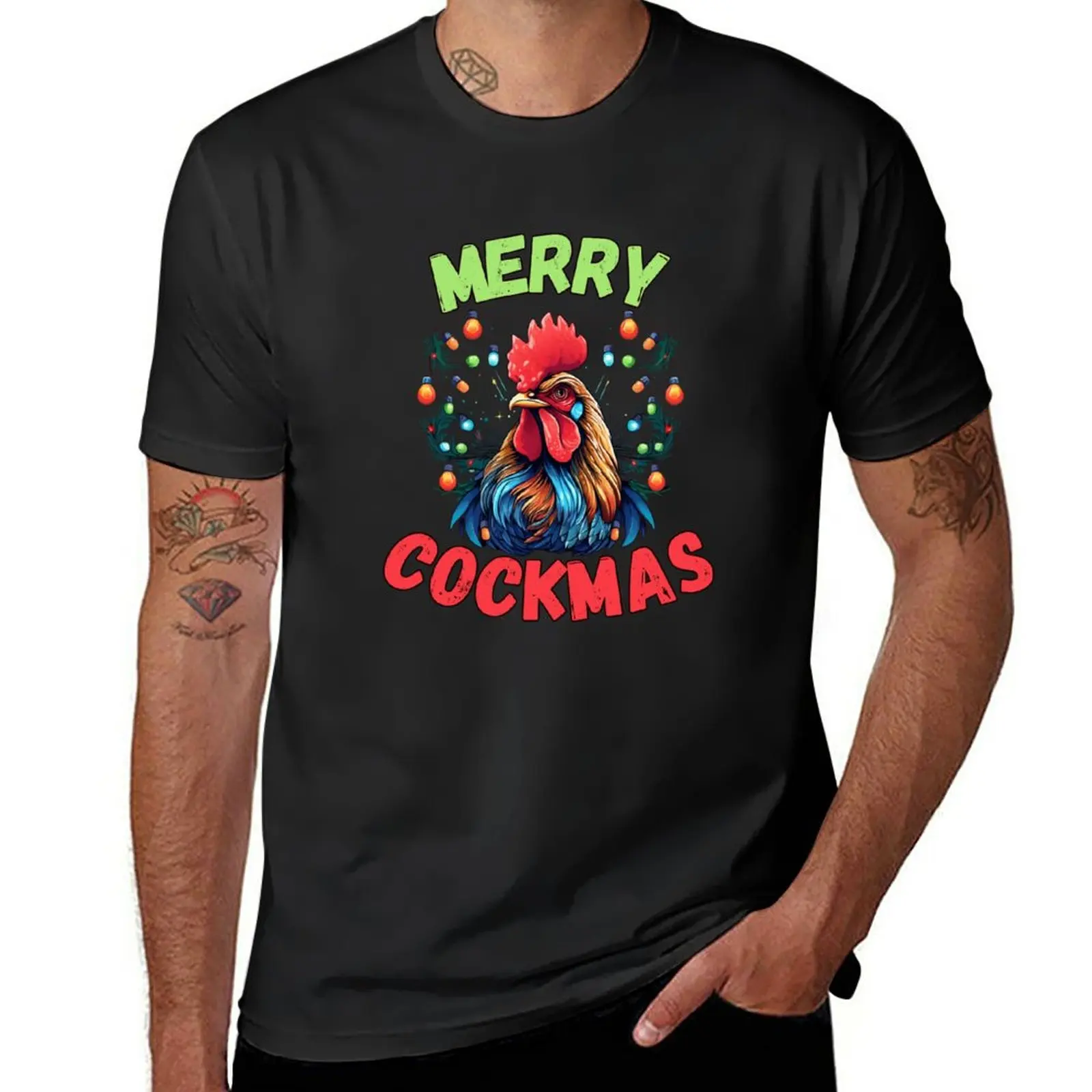 

Merry Cockmas Christmas T-Shirt graphic t shirt man clothes graphics t shirt mens t shirts casual stylish