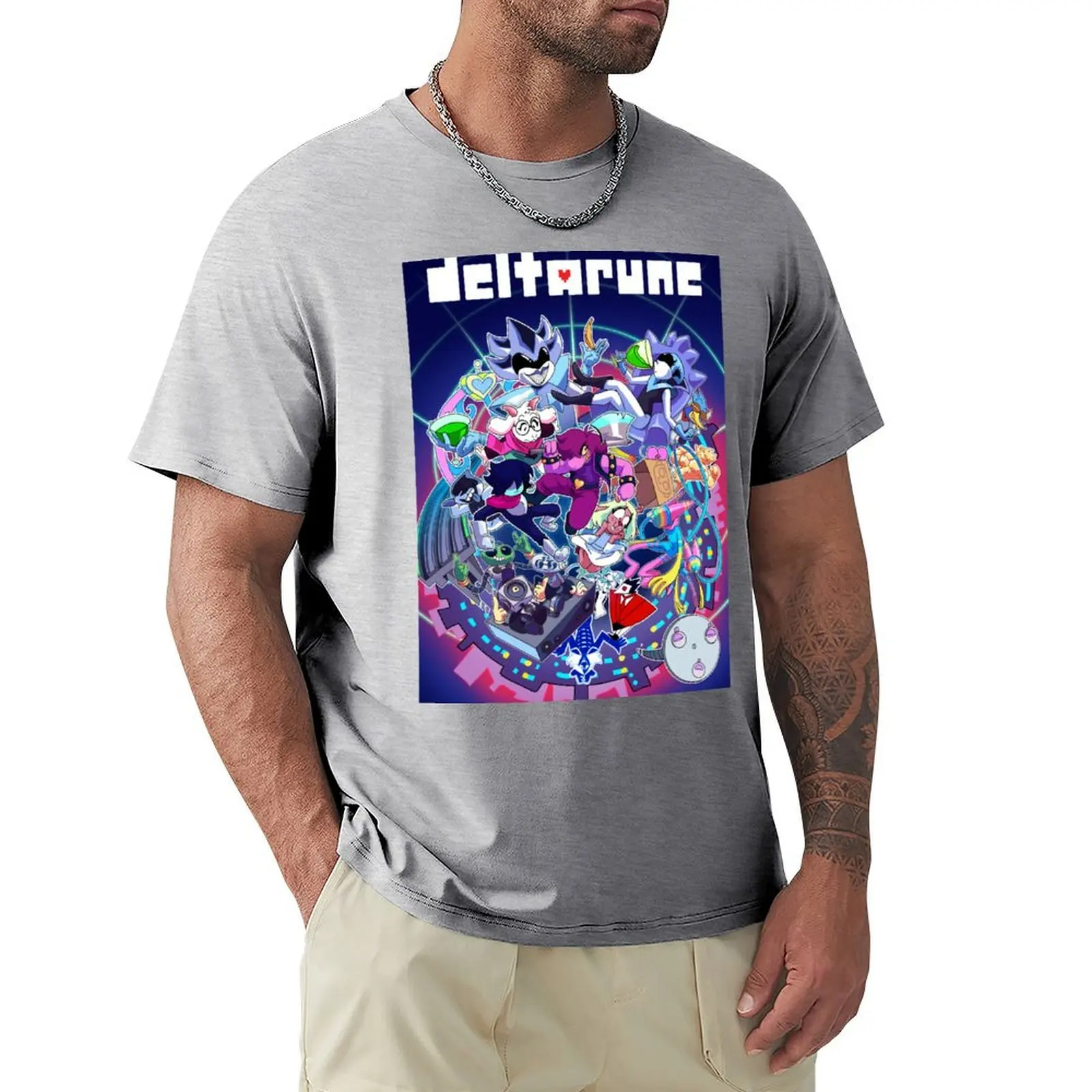 

DELTARUNE chapter 2 T-shirt kawaii clothes summer clothes blanks tees fitted t shirts for men