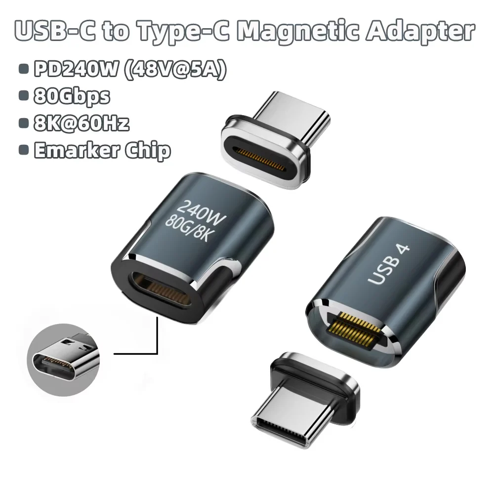 ตัวเลือกสินค้า สายชาร์จ USB-C ความเร็วสูง 240W 80Gbps รองรับ Thunderbolt 4/3
