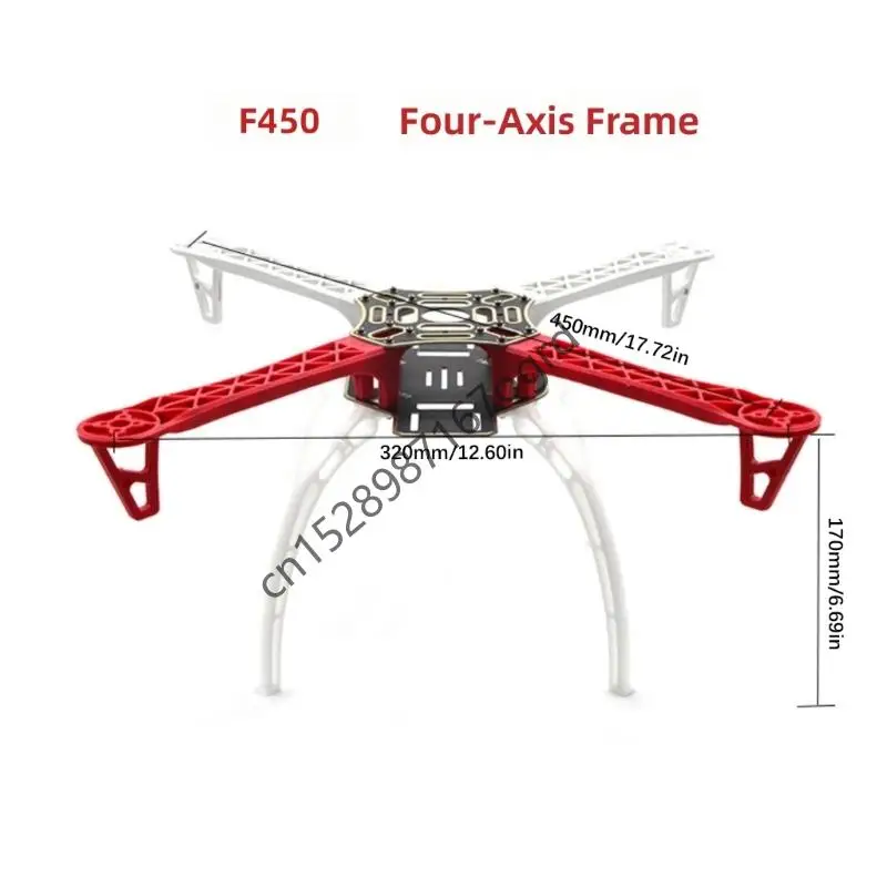 F450 프레임 DIY 빌딩 및 항공 사진 634A 용 골드 플레이트 보드가있는 450mm 휠베이스 Quadcopter 프레임