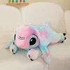New Colorful Tie Dyeing Stitch Rabbit Plush Party Style Stitch Interstellar Baby Cartoon Pillow Gift Children's Sleeping Pillow 1