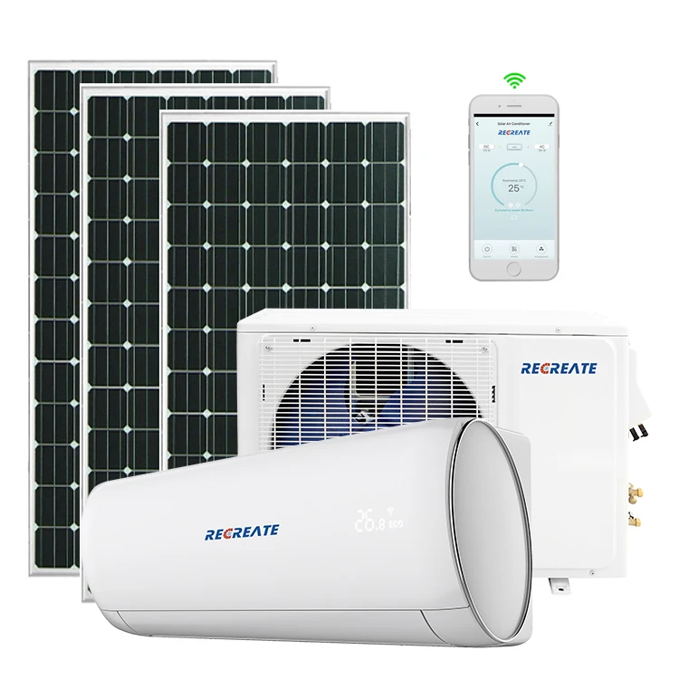 

100% 18000btu солнечный кондиционер 1,5 T, кондиционер воздуха, автономный солнечный кондиционер, Настенный Кондиционер