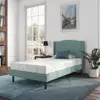 Green Tea Infused Memory Foam Mattress Bed in a Box Twin 6" Medium Firmness Hypoallergenic Breathable Construction Comfort 3