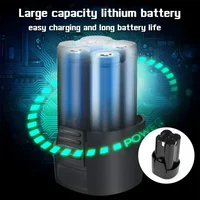 Batterie au Lithium Rechargeable de grande capacité 16.8V pour perceuse électrique, tournevis électrique, batterie de rechange, batterie d'alimentation 5C 4