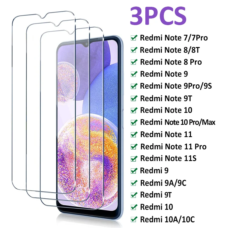 Cover per Xiaoi Redi Note 11 4G / Note 11S 4G con 3 Pezzi Pellicola