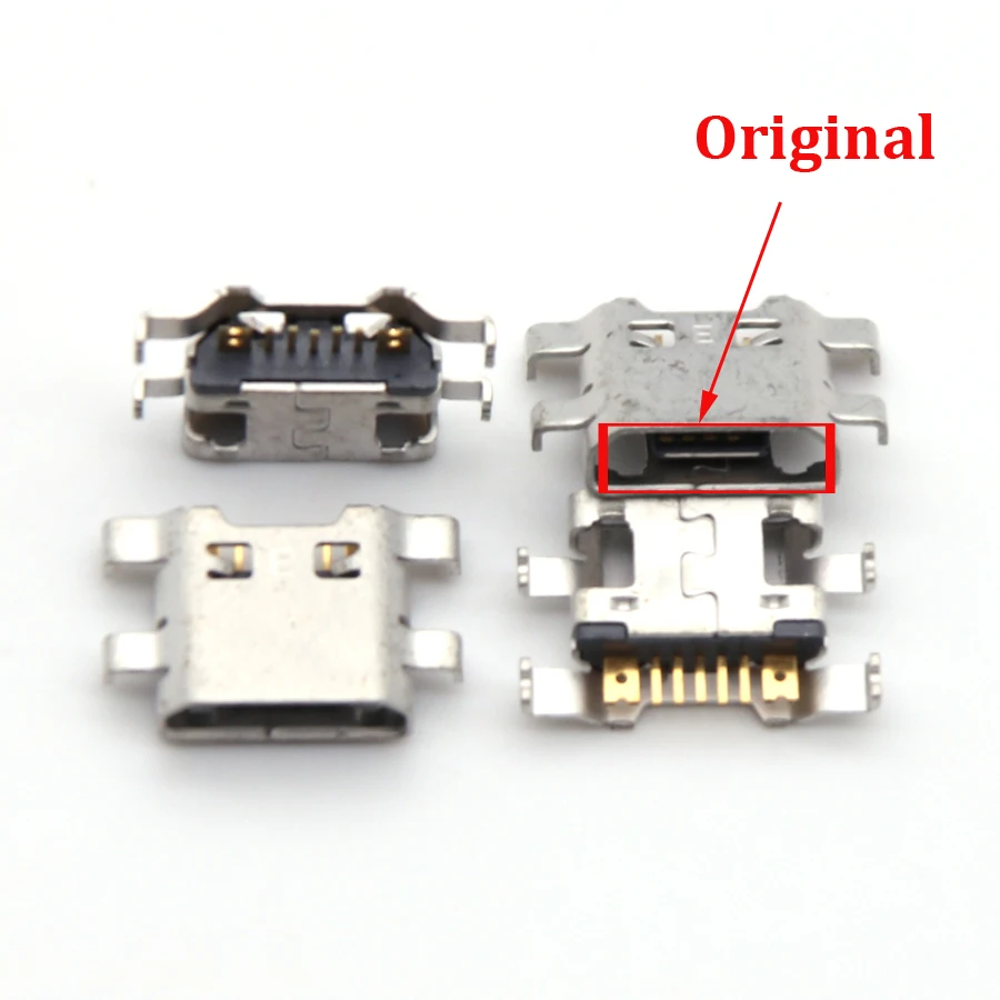 50 Pz Micro Usb Jack Presa Di Ricarica Porta Spina Connettore Dock Per Lg K4 K10 M160 K8 M200N K520 X Cam K580 Potenza K220Ds K500N