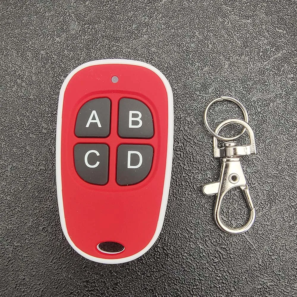 6 colors Hot Wireless 433Mhz Remote Control Copy Code Remote 4 Channel Electric Cloning Gate Garage Door Auto Keychain