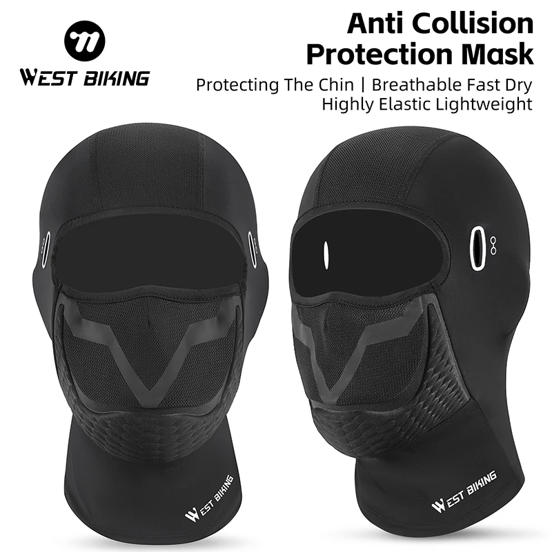 Cycling Full Face Mask Motorcycle MTB Road Bike Breathable Anti Collision Bandana Bicycle Headwear Cap Equipment
