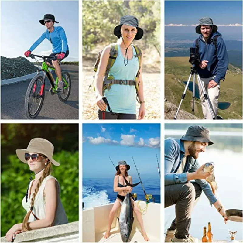Sun Hats Fisherman Hat Sunscreen Hats Bucket Hats Sun Hat Summer Waterproof Bucket Hats