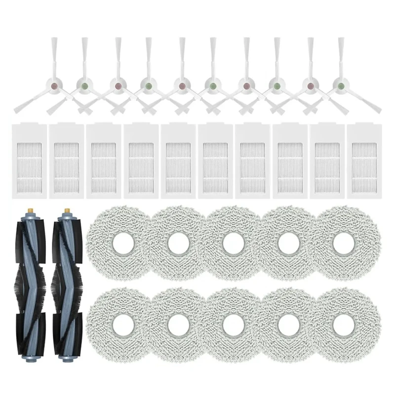 A98G-For Yeedi Floor 3 Station Robot Vacuum Cleaner Spare Parts Accessories Main Side Brush Mop Cloth