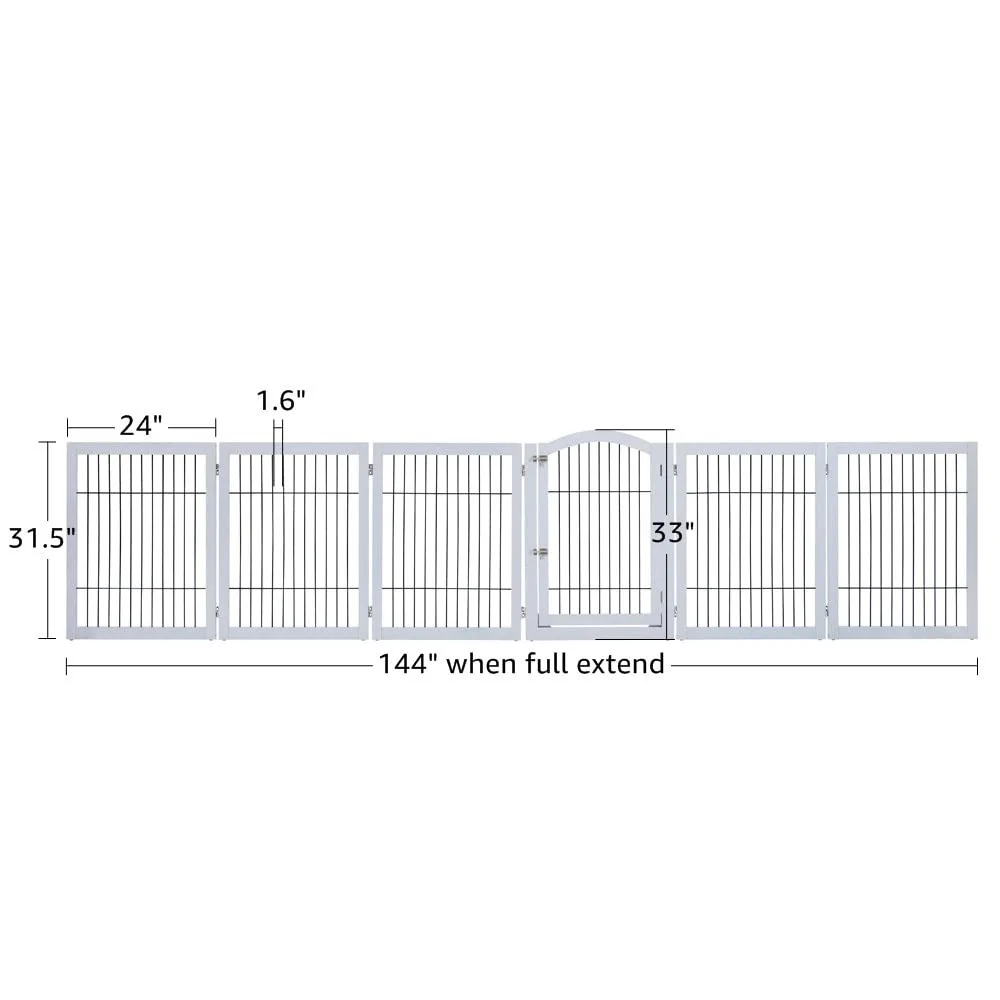 2024 New Extra Wide Dog Gate/Pet Playpen 6