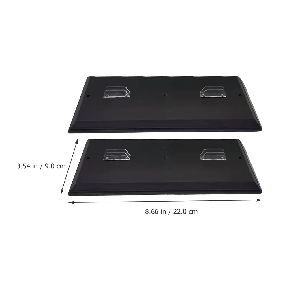 Motorcycle Display Stand 2Pcs Model Holders for Office Desk Organizer Shelves Plastic Base Rack