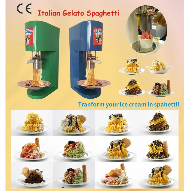 Blöd Monica Reich spaghetti eis maschine elektrisch Elektrifizieren ...