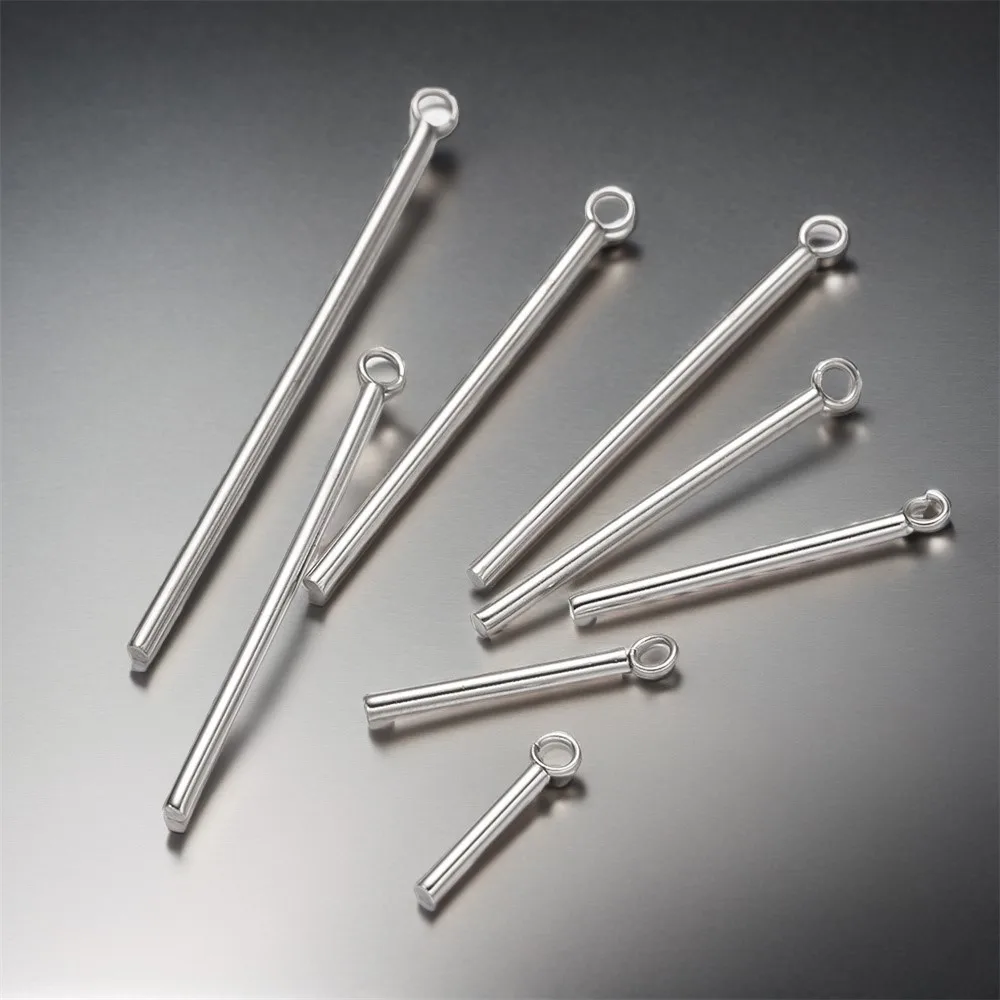 

Подвески из нержавеющей стали 20 шт., Длинные гладкие металлические пустые звенья для подвесок «сделай сам», ожерелье, серьги, материалы для изготовления ювелирных изделий