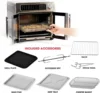 Lagasse 26 QT Extra Large Air Fryer, Convection Toaster Oven with French Doors, Stainless Steel 2