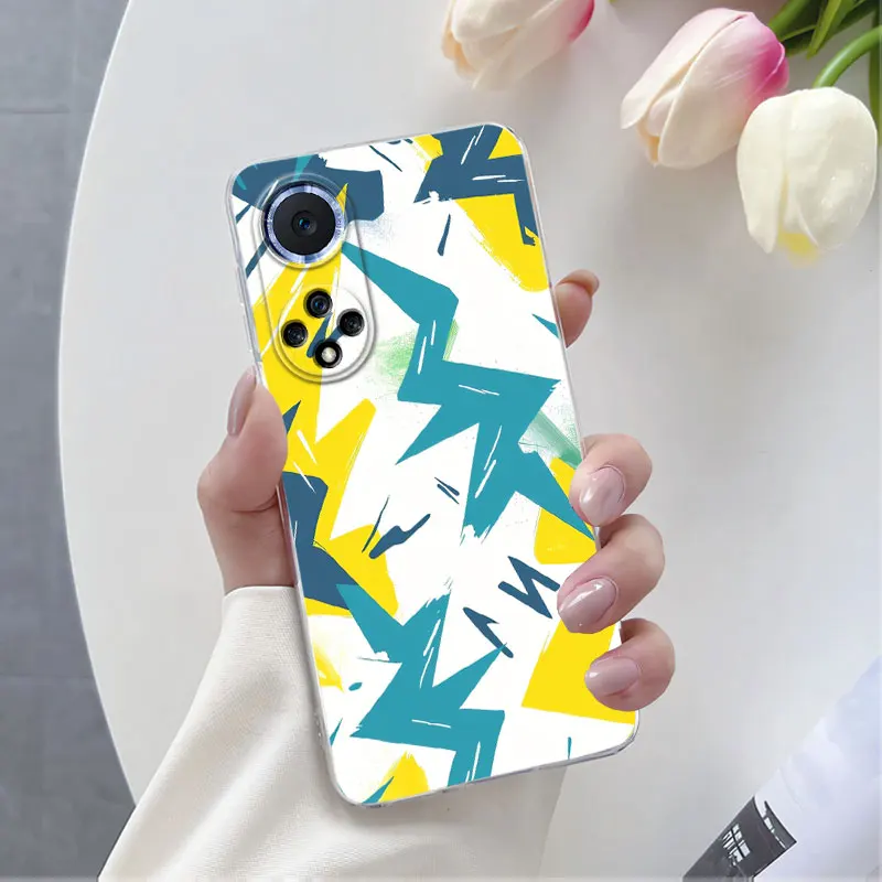 Luxurious Flower Clear Soft Silicone Protective Phone Case