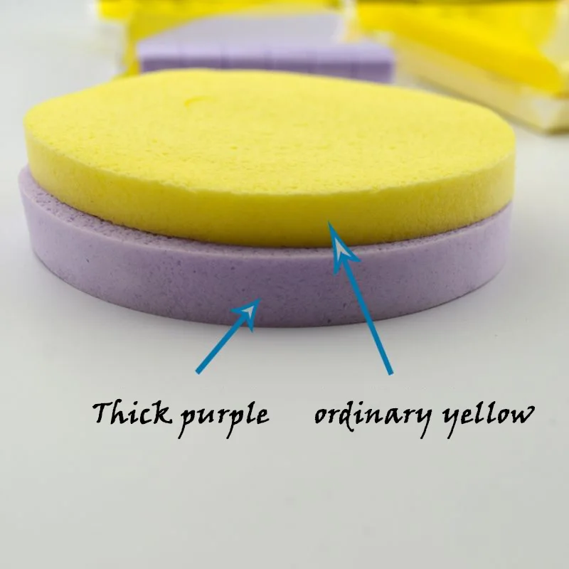 100 Compressed Sponges Individually Packaged Super Soft and Comfortable Cleansing Beauty Salon  Makeup Cosmetic sponge 4