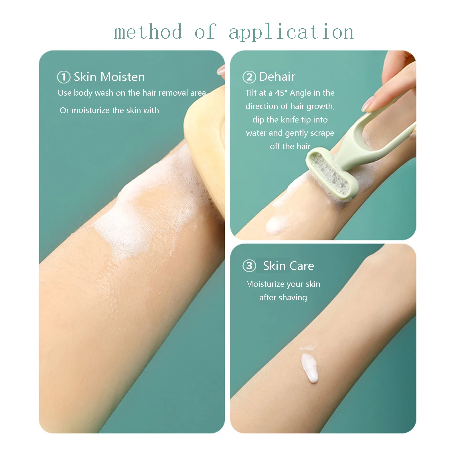 Portable Painless Hair Trimmer Device for Easy Hair Removal